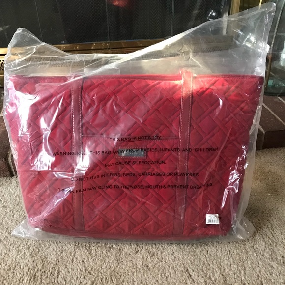 Vera Bradley Trimmed Laptop Tote Bag - Picture 2 of 8